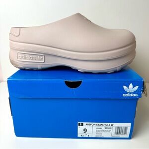 Adidas Women's Cream Adifom Stan Mule size 9